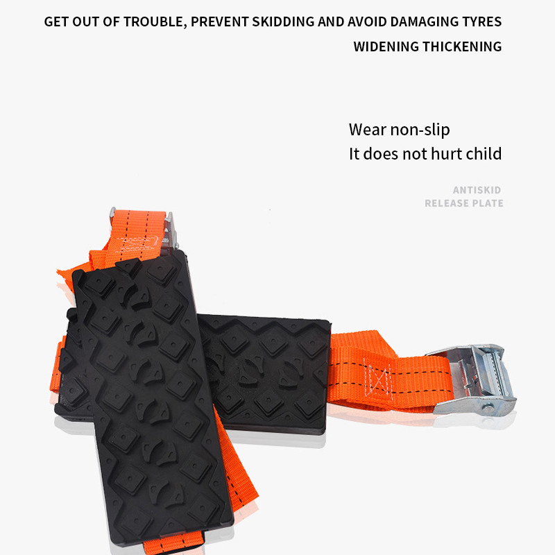 Riepu ķēdes siksna Sniega ķēdes avārijas pretslīdēšanas auto siksna automašīnām SUV Universāla pretslīdes sniega ķēde Riepu neslīdoša josta