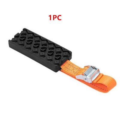 1/2/4BUC Durabil PU Anvelope de iarnă pentru zăpadă Lanțuri anti-alunecare Blocuri de tracțiune pentru cauciucuri de urgență Zăpadă Noroi Nisip Curele de lanț pentru anvelope