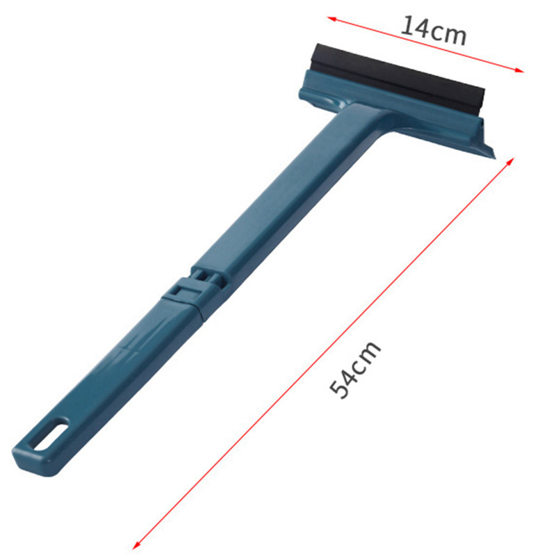 Racletă de gheață reglabilă multifuncțională pentru mașină 2 în 1 Dispozitiv de îndepărtare a gheții telescopic retractabil pentru parbriz automat de iarnă Lopată de zăpadă