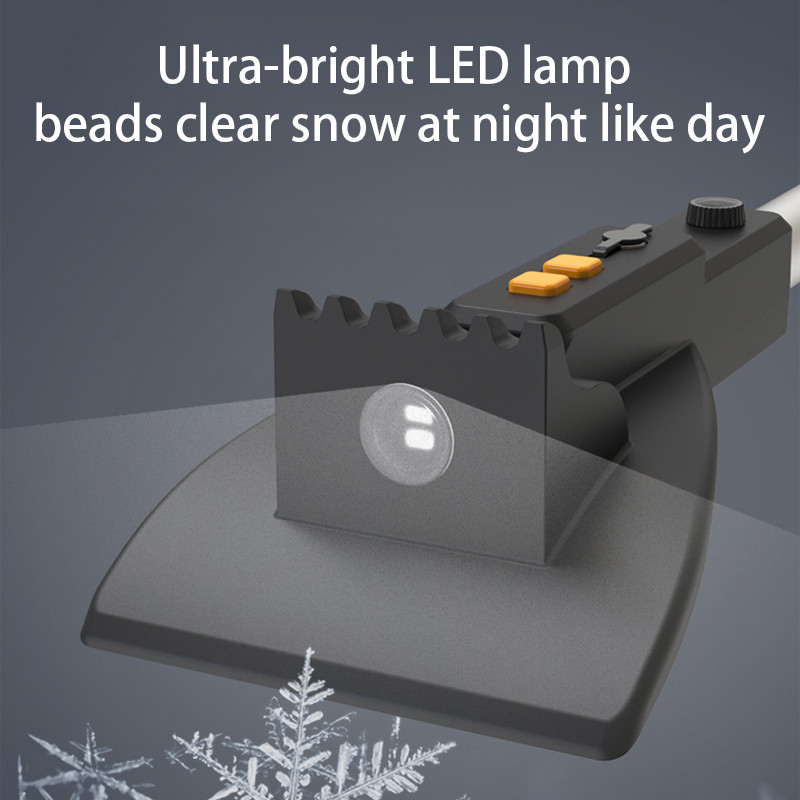 SEAMETAL automašīnu sniega tīrīšanas lāpsta Sniega slota EVA pagarināms ledus atkausēšanas ledus slaucīšanas rīks Sniega birste Ledus skrāpis sniega tīrīšanas piederums