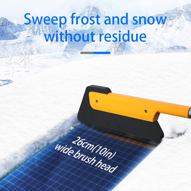 SEAMETAL automašīnu sniega tīrīšanas lāpsta Sniega slota EVA pagarināms ledus atkausēšanas ledus slaucīšanas rīks Sniega birste Ledus skrāpis sniega tīrīšanas piederums