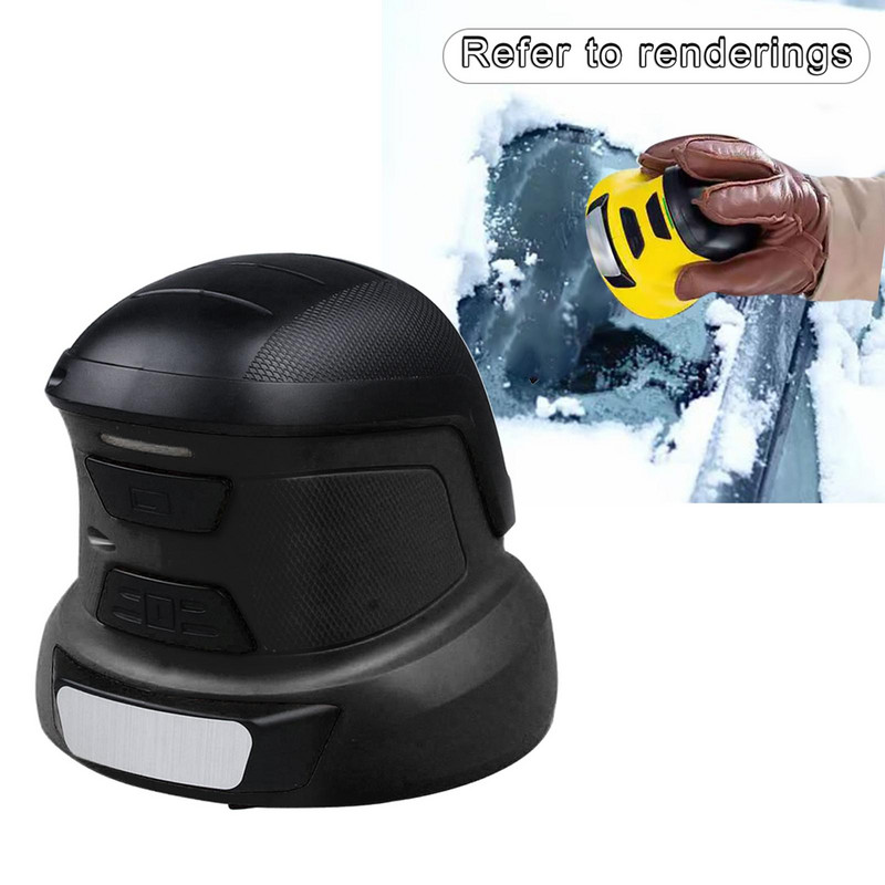 Racletă electrică pentru gheață pentru mașină Racletă pentru zăpadă Instrument pentru dezghețare zăpadă cu gheață Răzuitoare electrică pentru zăpadă reîncărcabilă Cablu de încărcare USB