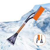 Βούρτσες χιονιού μακράς λαβής 66 εκ. Φτυάρι Ξύστρα πάγου για παρμπρίζ αυτοκινήτου Καθαρισμός οροφής Καθαρισμός Εργαλεία απόξεσης Αξεσουάρ αυτοκινήτου