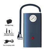 Compresor de aer pentru mașină electrică pentru mașină, motociclete, bicicletă, barcă, bilă portabil, fără fir, pentru umflarea anvelopelor, injector de aer pentru bicicletă, Z3i3