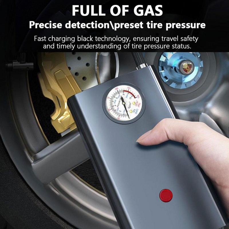 Compresor de aer pentru mașină electrică pentru mașină, motociclete, bicicletă, barcă, bilă portabil, fără fir, pentru umflarea anvelopelor, injector de aer pentru bicicletă, Z3i3