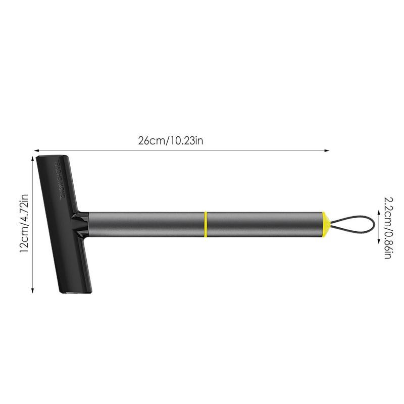 Ledus skrāpis daudzfunkcionāls vējstikla skrāpis, kompakts un ergonomisks ledus un sarmas noņemšanas rīks automobiļu piederumi automašīnām