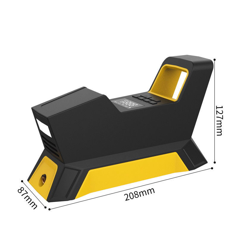 Pompă portabilă de umflare a anvelopelor pentru mașină Compresor de aer pentru mașină 12V umflator electric Afișaj digital Lumină LED pentru mașină, motocicletă, bicicletă