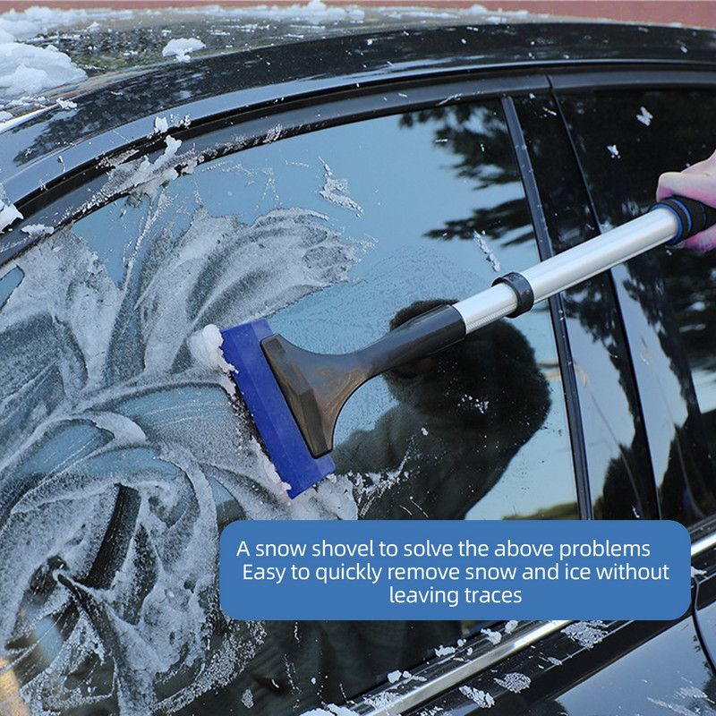 Eriti pika käepidemega jääkaabits Teleskoop lumekaabits Teleskoop lumelaud Vastupidav lumekaabits lumejääks ja sulatamiseks