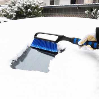 1 PC Auto Glass Long Handle Snow Shovel Winter Multi-function Snow Long Handled Snow Brush with cotton handle for car