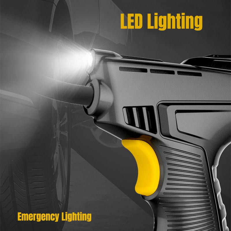 Kaasaskantav auto õhupump 120 W õhupump laetav õhukompressor digitaalne köisraudtee rehvi täitmisseadmed