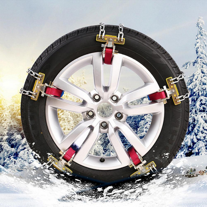 Lanac kotača Otporan na habanje Jednostavna instalacija Lanac protiv proklizavanja automobilske gume od manganskog čelika za kamione Dodatna oprema