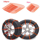 10/20 kom. Automobilski univerzalni protuklizni lanac za snijeg Zimske gume za automobile Lanci za snijeg Zimski terenski lanci za hitne slučajeve