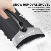 Racletă pentru zăpadă pentru automobile ABS Racletă pentru gheață Capul din cauciuc nu rănește parbrizul Dezghețarea pentru CHERY TIGGO 34 7 PRO 8