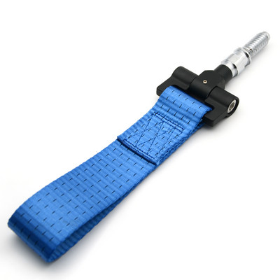 Σχοινί γάντζου ρυμούλκησης με ιμάντα ρυμούλκησης Universal DepoTuning για Δαχτυλίδι ρυμουλκούμενου αυτοκινήτου BMW European Car Μπλε/Κόκκινο/Μαύρο