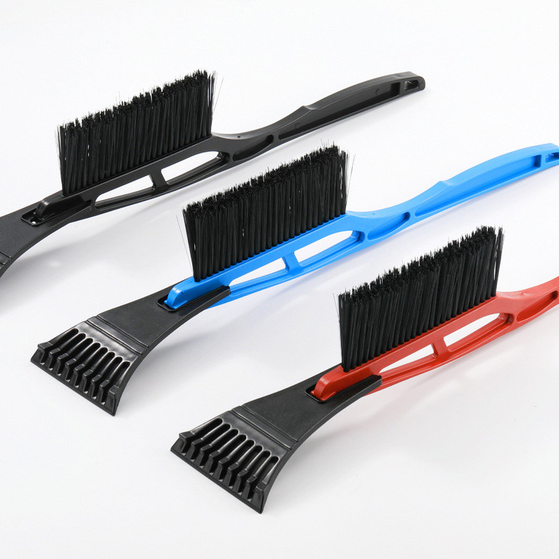 Sõiduki kolm-ühes multifunktsionaalne lumelabidas eemaldatava pika käepidemega koos harjaga talvise jäätõrjelabida puhastamiseks