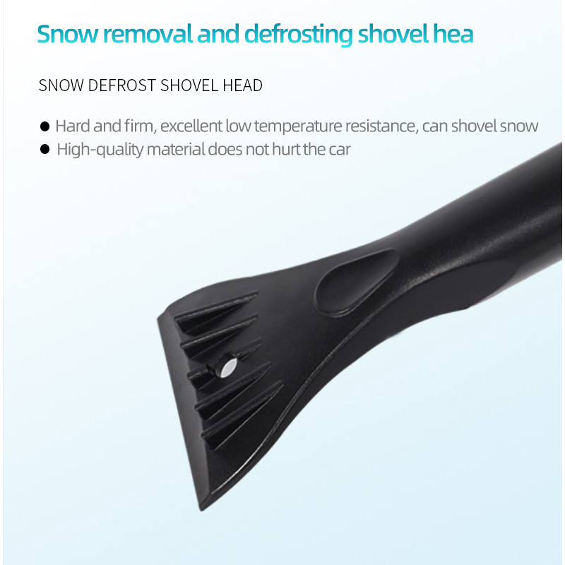 Perie telescopică de zăpadă pentru mașină Lopată de deszăpezire pentru iarnă Set de instrumente de deszăpezire pentru răzuirea înghețului și lopată de dezghețare pentru snowboard