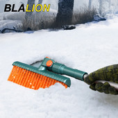 Blalion izvelkama sniega lāpsta Auto logu daudzfunkcionāls ledus skrāpis sniega noņemšanas birste ziemas ledus tīrīšanas rīks sniega skrāpis