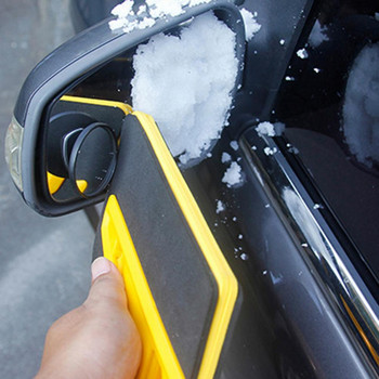 Многофункционални автомобилни аксесоари Автомобил EVA Лопата за сняг Лопата за сняг Дълъг прът Размразяване Инструмент за почистване на лед Четка за отстраняване на сняг за зимата Ca