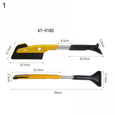 Accesorii multifuncționale pentru mașini Auto EVA Lopată de zăpadă Lopată de zăpadă Tijă lungă Instrument de dezghețare a gheții Perie de îndepărtare a zăpezii pentru iarna Ca