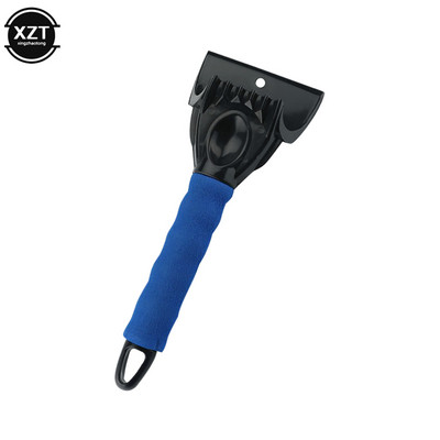 Racletă de gheață cu dublu scop Lopată de zăpadă Parbriz Dezghețare automată a mașinii de iarnă Instrument de curățare pentru îndepărtarea zăpezii Racletă de gheață Burete EVA