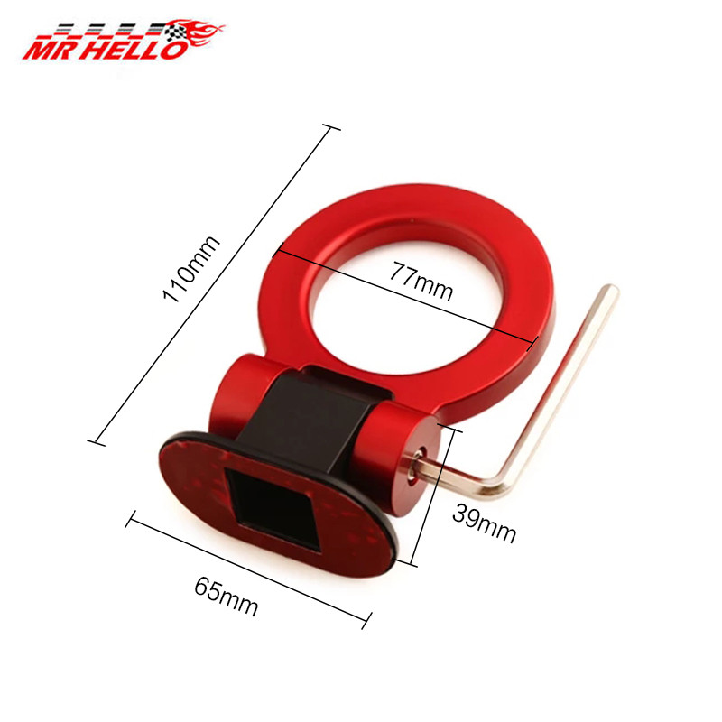 Univerzalna ABS naljepnica za branik automobila za simulaciju automobila Tralier Kuka za vuču Komplet traka za vuču/užad za vuču/Kuka/Šipke za vuču