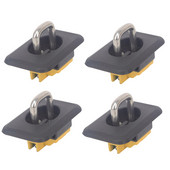 Δαχτυλίδι D για 1998-2014 F150 1999-2013 GM 1995-2008 RAM για 1998-2014 πτυσσόμενες άγκυρες κρεβατιού φορτηγού
