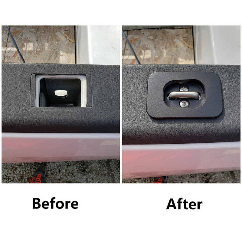 Ancore de fixare Retractabil inel în D partea superioară a patului camionului pentru 1998-2014 F150 1999-2013 GM 1995-2008 RAM