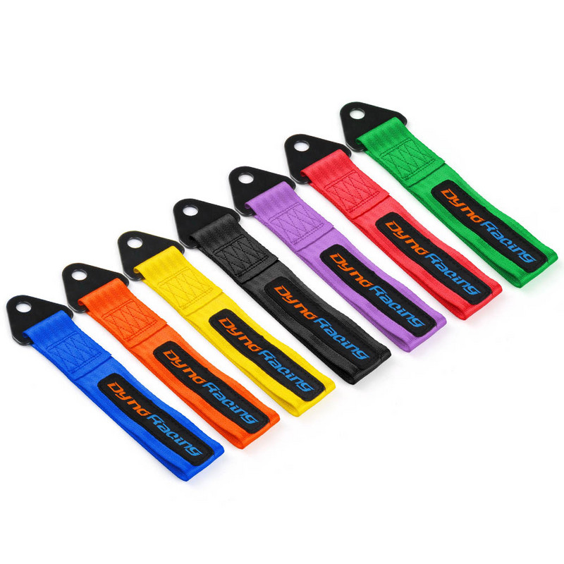 Curea de remorcare Dynoracing Curea de remorcare pentru mașini de curse de înaltă calitate Cârlii de remorcare Cârlig Bare de remorcare fără șuruburi și piulițe YC101109