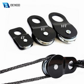 OFF ROAD 4/8/10 Ton Snatch Block for Heavy Duty Recovery Winch Snatch Block Τροχαλία ρυμούλκησης για φορτηγό τρακτέρ ATV UTV Μαύρο