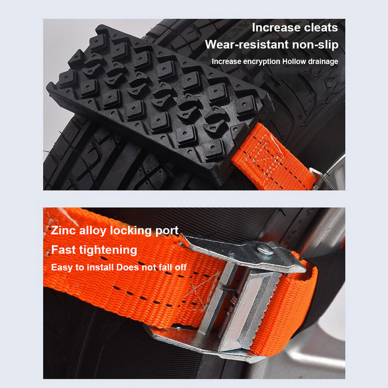 1/2 tk rehvi rattakett libisemisvastased hädaolukorra lumeketid jää/lume/muda/liiva jaoks ohutuks liiklemiseks veoautode maasturite autode tarvikud