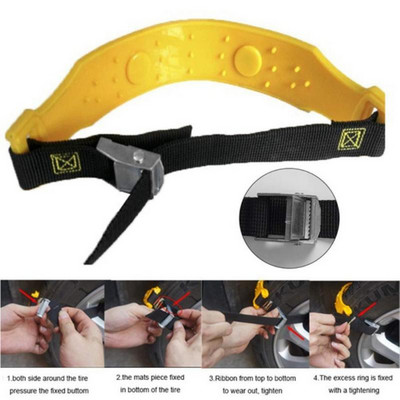 Roți pentru cauciucuri de iarnă pentru mașini Lanțuri pentru zăpadă Anvelope pentru zăpadă Lanțuri antiderapante pentru roți pentru anvelope Curea cabluri pentru iarnă Accesorii pentru lanțuri de urgență în aer liber