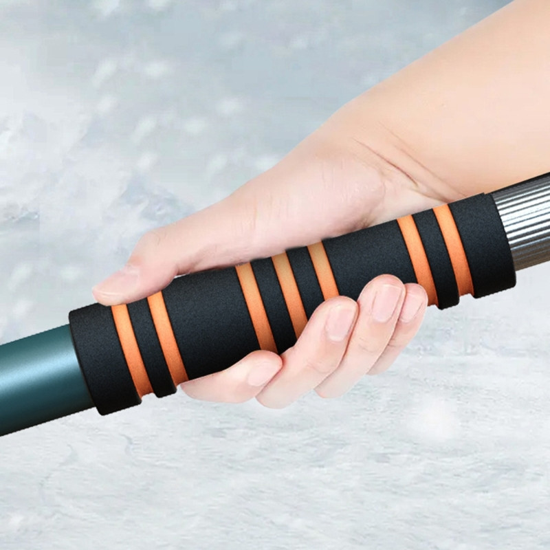 Sniega tīrīšanas rīks, regulējams pagarināms EVA sniega lāpsta sniega tīrīšanas birste Vējstikla sniega slota vieglajām SUV kravas automašīnām