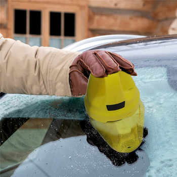 Ξύστρα πάγου Ηλεκτρική θερμαινόμενη αφαίρεση χιονιού Παρμπρίζ αυτοκινήτου Απόψυξη γυαλιού καθαρισμού Εργαλεία παραθύρου αυτοκινήτου αυτοκινήτου Ξύστρα πάγου-κίτρινο