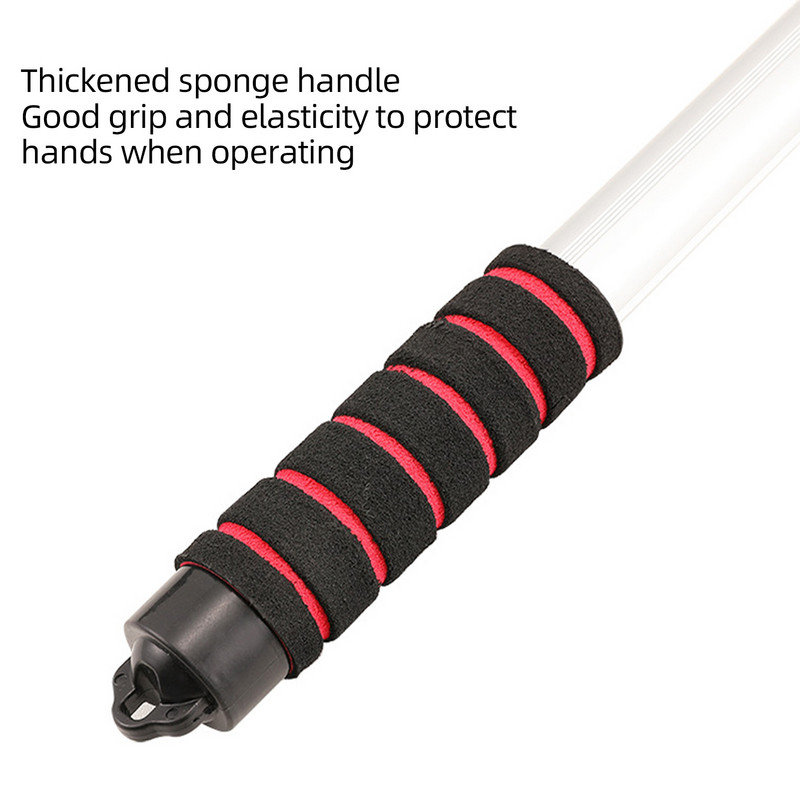 Auto lumelabidas teleskoop-lumekaabits Eriti pikk lumelabidas kummiga kaetud lumekaabits lumejääks ja sulatamiseks