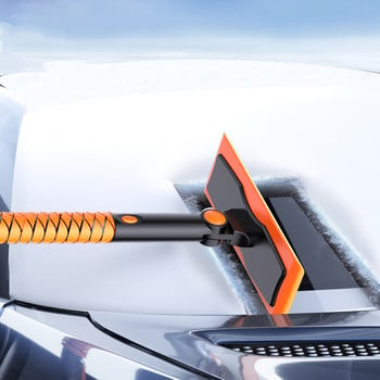 2021 Преносими инструменти за почистване на сняг за кола Многофункционална телескопична лопата за сняг Разглобяема практична четка за сняг за кола
