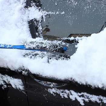 Многофункционална разглобяема стъргалка за предно стъкло на автомобил Зимна четка за премахване на лед Лопата Инструмент за почистване