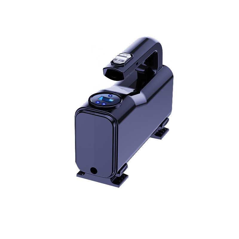 Umflator portabil pentru anvelope cu compresor de aer - pompă pentru anvelope auto cu manometru digital (150 psi 12 V DC) bliț luminos de urgență