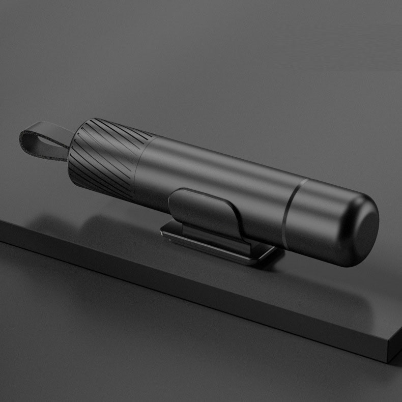 „Du viename“ automatinis avarinio pabėgimo įrankis, mini lango stiklo daužiklis, automobilio saugos diržo pjoviklis, saugos plaktukas, gelbstintis pabėgimo pjovimo peilis