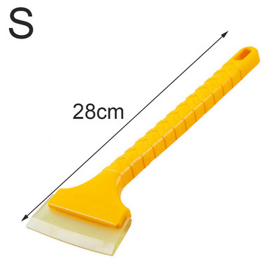 1 buc Racletă pentru zăpadă Material pentru tendon Instrument de îndepărtare a zăpezii Mașină de iarnă Lopată pentru zăpadă gheață 2-în-1 Lopată telescopică fără șuruburi