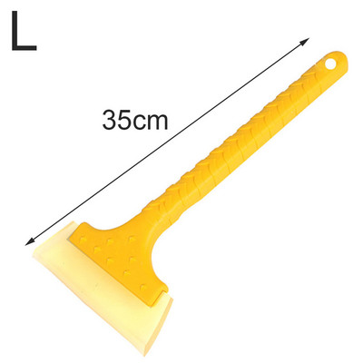 1 buc Racletă pentru zăpadă Material pentru tendon Instrument de îndepărtare a zăpezii Mașină de iarnă Lopată pentru zăpadă gheață 2-în-1 Lopată telescopică fără șuruburi