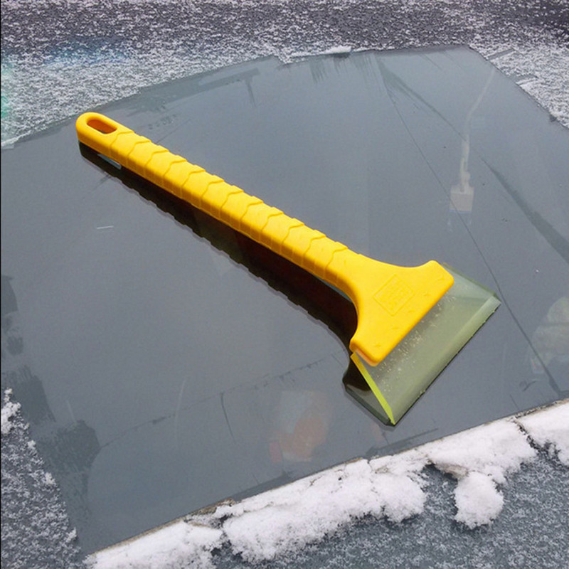 1 buc Racletă pentru zăpadă Material pentru tendon Instrument de îndepărtare a zăpezii Mașină de iarnă Lopată pentru zăpadă gheață 2-în-1 Lopată telescopică fără șuruburi