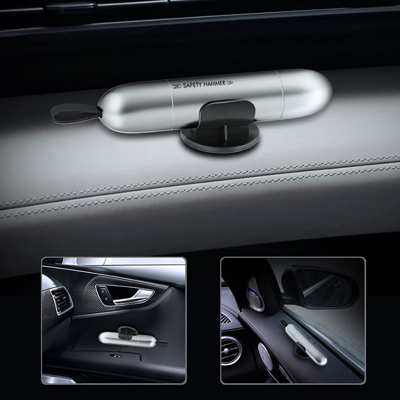 Viskas viename saugos diržo pjoviklis ir stiklo daužiklis su tvirtinimo kronšteinu Avariniai ugniagesių įrankiai Pabėgimas nuo potvynių / gaisrų