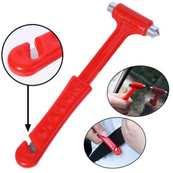 Мини преносим предпазен чук Escape Emergency Car Window Breaker Seat Belt Cutter Многофункционални инструменти за бягство Автомобилни аксесоари