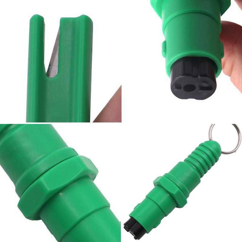 Automobilio avarinis plaktukas, saugos pabėgimo gelbėjimo įrankiai, saugos diržų pjaustytuvas Mini nešiojamasis raktų pakabukas, gelbėjantis, automatinis langų stiklo daužiklis