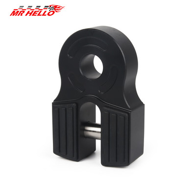 Γάντζος αλουμινίου βαρούλκου Σχοινί σύνδεσης ρυμουλκούμενου γάντζου Επίπεδη βάση αγκίστρου Συγκρότημα βάσης για ρυμουλκούμενο φορτηγό ATV UTV Γραμμές βαρούλκου Γάντζος βαρούλκου