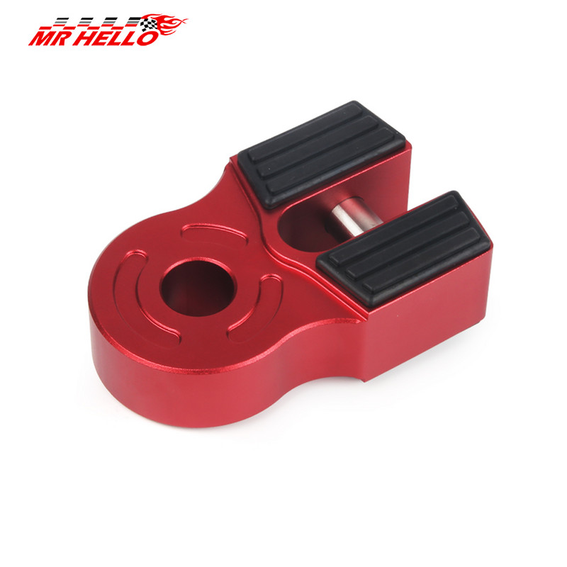 Γάντζος αλουμινίου βαρούλκου Σχοινί σύνδεσης ρυμουλκούμενου γάντζου Επίπεδη βάση αγκίστρου Συγκρότημα βάσης για ρυμουλκούμενο φορτηγό ATV UTV Γραμμές βαρούλκου Γάντζος βαρούλκου