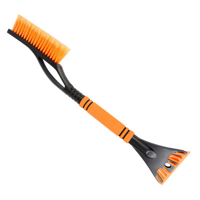 Lopată de măturat zăpadă pentru mașină, detașabilă de iarnă, cu mâner din spumă EVA, instrument de curățare pentru răzuit, perie de îndepărtare a racletei de gheață, parbriz automat