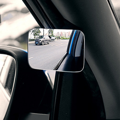 Car Front and Rear Wheel Blind Spot Small Round Mirror 360 Degree Adjustable Wide-angle Rearview Mirror Auxiliary Auto Mirror