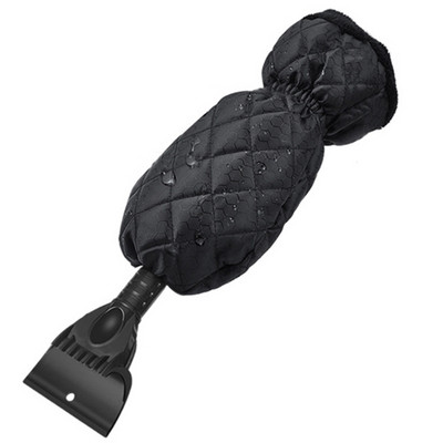 Iarnă mașină zăpadă lopată racletă mănușă de îndepărtare ABS EVA aluminiu tub fleece instrument de curățare pentru automobile Gadget-uri