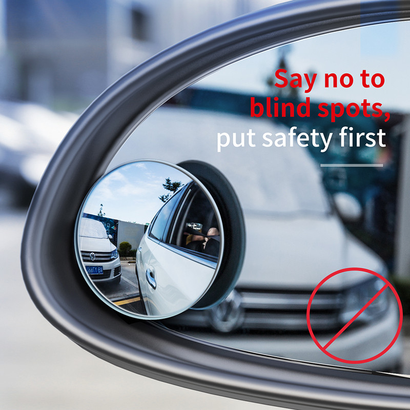 Baseus 2Gb automašīnas aklās zonas spogulis Automātisks platleņķa sānu spogulis automašīnai HD apaļš pretmiglas aizmugures skats atpakaļskata stāvvietas izliekts spogulis